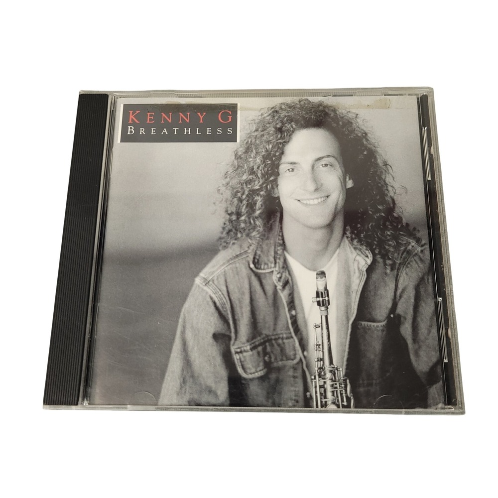 Kenny G Breathless CD 1992 Arista Smooth Jazz Album EUC